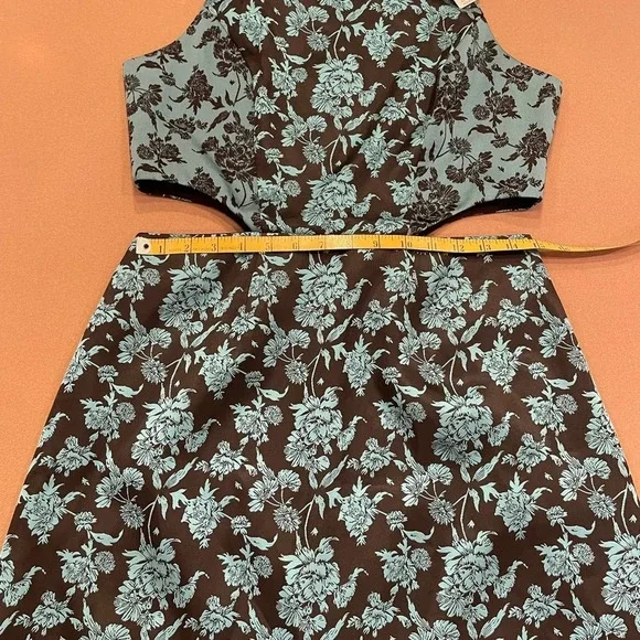 Hutch (Anthropologie) Jacquard Cut Out Mini Dress - Picture 8 of 10